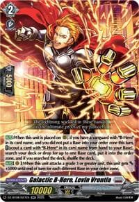 Galactic B-Hero, Levin Vrontia - DZ-BT08: Knights 0f Rebirth - Cardfight Vanguard card