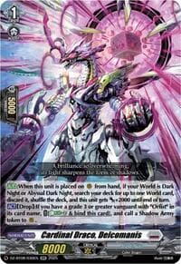 Cardinal Draco, Delcomanis - DZ-BT08: Knights 0f Rebirth - Cardfight Vanguard card