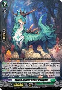 Sylvan Horned Beast, Voldyaar - DZ-BT08: Knights 0f Rebirth - Cardfight Vanguard card