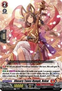 Illusory Tunes Nymph, Rekai - DZ-BT08: Knights 0f Rebirth - Cardfight Vanguard card