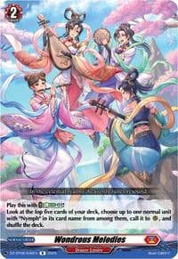 Wonderous Melodies - DZ-BT08: Knights 0f Rebirth - Cardfight Vanguard card
