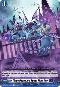 Three Heads are Better Than One - DZ-BT08: Knights 0f Rebirth - Cardfight Vanguard card