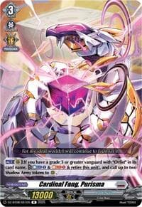 Cardinal Fang, Purisma - DZ-BT08: Knights 0f Rebirth - Cardfight Vanguard card