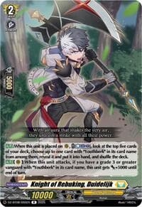 Knight of Rebuking, Duidelijk - DZ-BT08: Knights 0f Rebirth - Cardfight Vanguard card