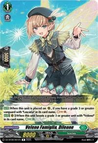 Veleno Famiglia, Dileone - DZ-BT08: Knights 0f Rebirth - Cardfight Vanguard card