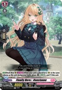 Finally Here~ Konstunne - DZ-BT08: Knights 0f Rebirth - Cardfight Vanguard card
