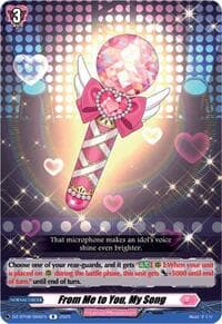 From Me to You, My Song - DZ-BT08: Knights 0f Rebirth - Cardfight Vanguard card