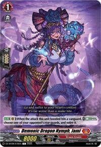 Demonic Dragon Nymph, Jami - DZ-BT08: Knights 0f Rebirth - Cardfight Vanguard card