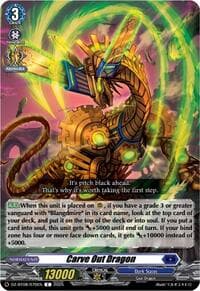 Carve Out Dragon - DZ-BT08: Knights 0f Rebirth - Cardfight Vanguard card