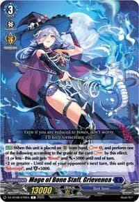 Mage of Bone Staff, Grievenea - DZ-BT08: Knights 0f Rebirth - Cardfight Vanguard card