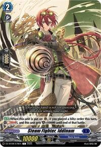 Steam Fighter, Iddinam - DZ-BT08: Knights 0f Rebirth - Cardfight Vanguard card