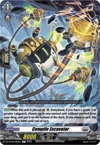 Compile Excavator - DZ-BT08: Knights 0f Rebirth - Cardfight Vanguard card