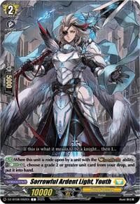 Sorrowful Ardent Light, Youth - DZ-BT08: Knights 0f Rebirth - Cardfight Vanguard card
