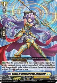 Knight of Incoming Light, Helmesent - DZ-BT08: Knights 0f Rebirth - Cardfight Vanguard card