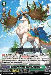 Sylvan Horned Beast, Ragikka - DZ-BT08: Knights 0f Rebirth - Cardfight Vanguard card