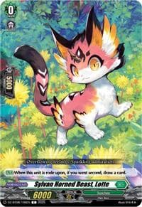 Sylvan Horned Beast, Lotte - DZ-BT08: Knights 0f Rebirth - Cardfight Vanguard card