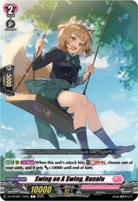 Swing on a Swing, Runalu - DZ-BT08: Knights 0f Rebirth - Cardfight Vanguard card
