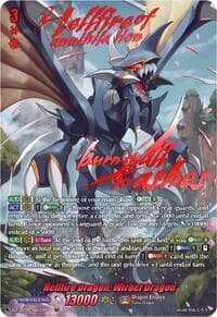 Hellfire Dragon, Wirbel Dragon (SEC) - DZ-BT08: Knights 0f Rebirth - Cardfight Vanguard card
