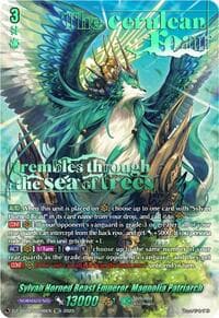 Sylvan Horned Beast Emperor, Magnolia Patriach (SEC) - DZ-BT08: Knights 0f Rebirth - Cardfight Vanguard card