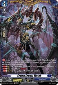 Crying Crows, Vartak (FR) - DZ-BT08: Knights 0f Rebirth - Cardfight Vanguard card