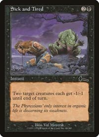 Sick and Tired - Urza's Legacy - Magic: The Gathering card