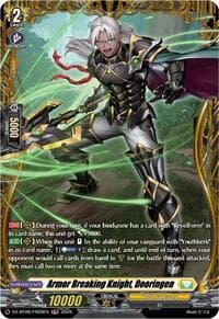 Armor Breaking Knight, Dooringen (FR) - DZ-BT08: Knights 0f Rebirth - Cardfight Vanguard card