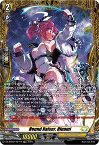 Hound Raiser, Hinami (FR) - DZ-BT08: Knights 0f Rebirth - Cardfight Vanguard card