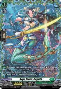 Argo Siren, Cephis  (FR) - DZ-BT08: Knights 0f Rebirth - Cardfight Vanguard card