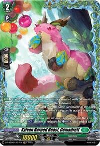 Sylvan Horned Beast, Comadrett (FR) - DZ-BT08: Knights 0f Rebirth - Cardfight Vanguard card