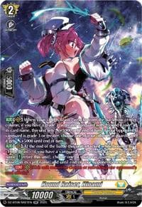 Hound Raiser, Hinami (SR) - DZ-BT08: Knights 0f Rebirth - Cardfight Vanguard card