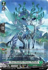 Green Revelation Dragon, Meldeaiza (SR) - DZ-BT08: Knights 0f Rebirth - Cardfight Vanguard card