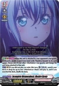 Incomplete Metamorphosis, Mashiro Kurata - DZ-BT08: Knights 0f Rebirth - Cardfight Vanguard card