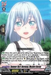 Summer Sky's Harmony, Mashiro Kurata - DZ-BT08: Knights 0f Rebirth - Cardfight Vanguard card
