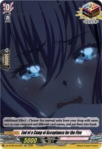 End of a Camp of Acceptance for the Five - DZ-BT08: Knights 0f Rebirth - Cardfight Vanguard card