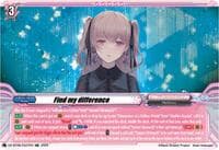 Find my difference - DZ-BT08: Knights 0f Rebirth - Cardfight Vanguard card