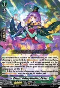 Concert of Many Emotions, Parsea - DZ-SS06: Master Deckset -Urara Haneyama- - Cardfight Vanguard card