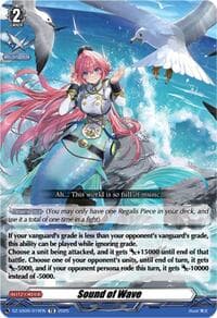 Sound of Wave - DZ-SS06: Master Deckset -Urara Haneyama- - Cardfight Vanguard card