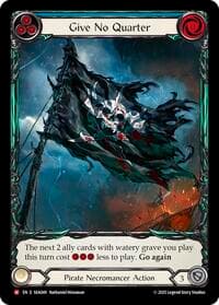 Give No Quarter (Extended Art) - High Seas - Flesh and Blood TCG card