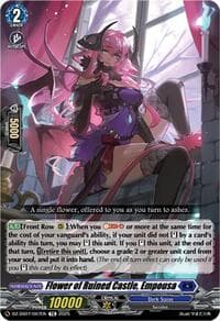Flower of Ruined Castle, Empousa - DZ-SS07: Master Deckset -Michiru Hazama- - Cardfight Vanguard card