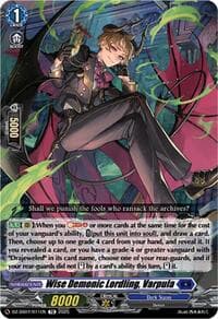 Wise Demonic Lordling, Varpula - DZ-SS07: Master Deckset -Michiru Hazama- - Cardfight Vanguard card