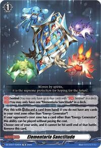 Elementaria Sanctitude - DZ-SS07: Master Deckset -Michiru Hazama- - Cardfight Vanguard card