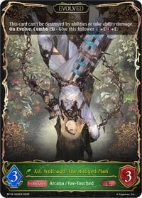XII. Wolfraud, The Hanged Man (Evolved) - BP10: Gods of the Arcana - Shadowverse: Evolve card