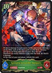Spinaria & Lucille, Keepers - BP10: Gods of the Arcana - Shadowverse: Evolve card