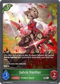 Salvia Panther - BP10: Gods of the Arcana - Shadowverse: Evolve card