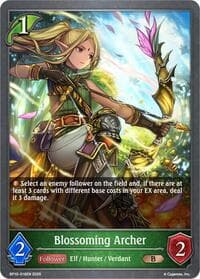 Blossoming Archer - BP10: Gods of the Arcana - Shadowverse: Evolve card