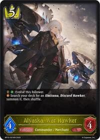 Alyaska, War Hawker - BP10: Gods of the Arcana - Shadowverse: Evolve card