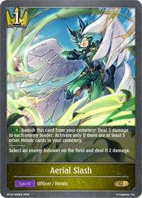 Aerial Slash - BP10: Gods of the Arcana - Shadowverse: Evolve card