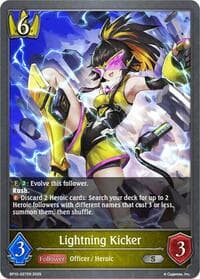 Lightning Kicker - BP10: Gods of the Arcana - Shadowverse: Evolve card