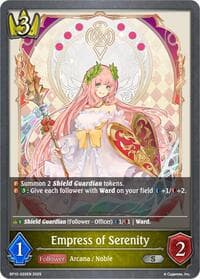 Empress of Serenity - BP10: Gods of the Arcana - Shadowverse: Evolve card