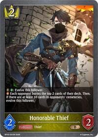 Honorable Thief - BP10: Gods of the Arcana - Shadowverse: Evolve card